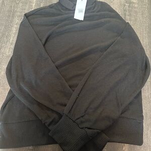 Sanctuary Women's Ruched Blouson Sleeve Turtleneck Sweater NWT SZ MED